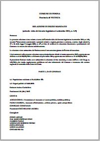 relazione inizio mandato 2015